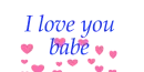 I love you