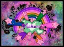 rainbow stars heart