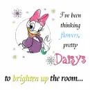 I've been thinking flowers, maybe Daisys, to brighten up the room...