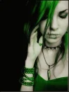 emo green girl