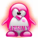 pink penguin