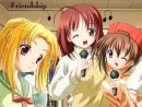 Anime friends singing