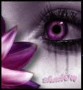 purple eye