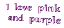 Pink and Purple