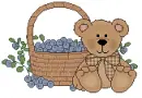 Bear with basket