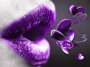 purple lips