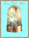 mother and child in a snowglobe