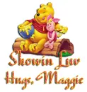 pooh piglet showing luv maggie