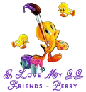 Glittered Tweety Painter - I Love My G.G. Friends, Perry