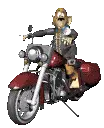 monkey on a bike