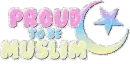Proud to be Muslim.