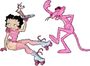 BETTY BOOP PINK PANTHER