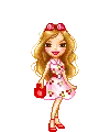 MINI DOLL WITH CHERRY DRESS