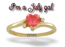 CYNDE birthstone ring
