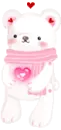 teddy with heart