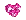 Glittered heart.
