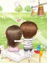 cute kawaii little lovers
