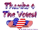 Thanks 4 Your Votes! (Patriotic)