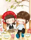 cute kawaii little lovers