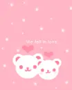 we fall in love teddy bear
