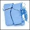 broken blue