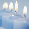 blue candles
