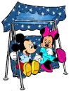 MICKEY & MINNIE SWINING