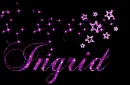 purple glitter -ingrid