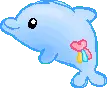 cute kawaii dolphin