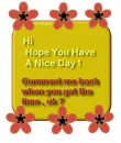 Have a nice day note