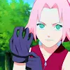 cute sakura pose