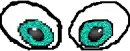 blinking eyes. 