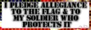I pledge to my soldier