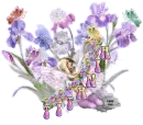Floral Fairy with Orchids - Titania 
