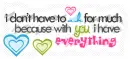i don't have to much..
