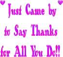 thanks for all you do