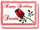 Serria Happy Birthday
