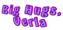 VERLA swing in purple and pink