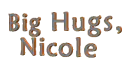 NICOLE big hugs swinging