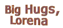 LORENA big hugs swinging