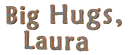 LAURA big hugs swinging