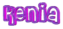 KENIA pulse in purple and pink