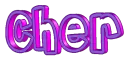 CHER pulse in purple and pink