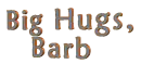 BARB big hugs swinging
