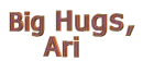 ARI big hugs swinging