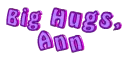 ANN big hugs wild swinging