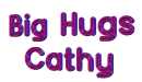 CATHY big hugs swinging
