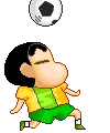 Shin-playing football