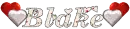 Hearts with name