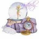 Tinkerbell Snowglobe Clock (with sparkles)- Neatherly